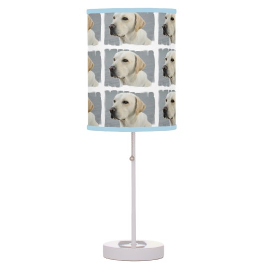 Yellow Labrador Retriever Table Lamp
