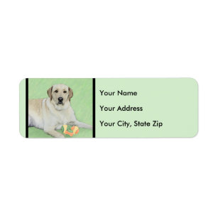 Labrador Return Address Labels Cute Labrador Dog Lab 60 Labels 