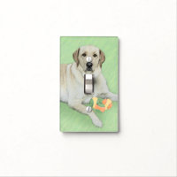 Yellow Labrador Retriever & Tennis Balls Painting