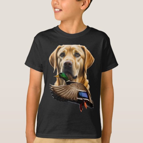 Yellow Labrador Shirt for Kids Mallard Shirt