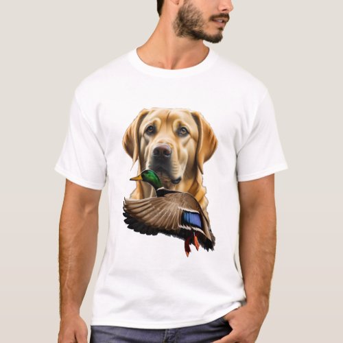 Yellow Labrador Shirt for Men Mallard Shirt