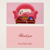 Yellow Labrador Thank You Card (Front & Back)