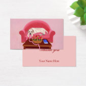 Yellow Labrador Thank You Card (Desk)