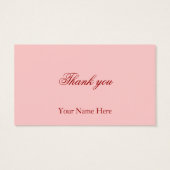 Yellow Labrador Thank You Card (Back)