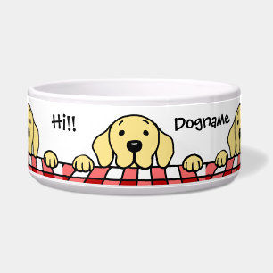 Yellow Labrador watching you Kitchen Bowl