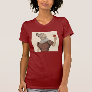Yellow Labrador Wine Snob T-Shirt