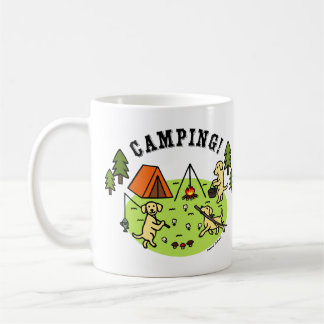 Yellow Labradors Camping Mugs