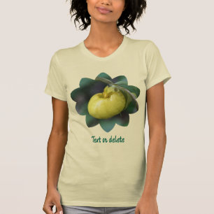Yellow Lady Slipper Orchid Flower Personalized T-Shirt