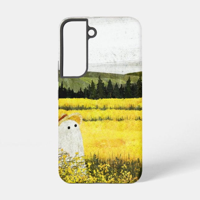 Yellow Landscape Samsung Galaxy Case (Back)