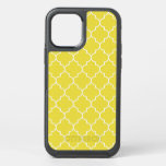 Yellow Latticework, Quatrefoil, Moroccan Trellis OtterBox Symmetry iPhone 12 Case