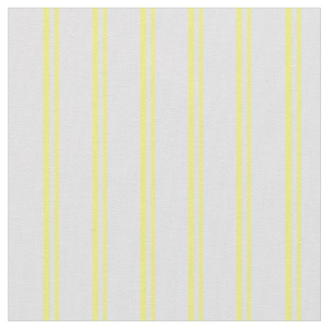 Yellow & Lavender Colored Striped Pattern Fabric (Close Up)