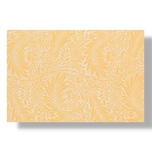 Yellow Leaf Pattern  Decoupage   Tissue Paper