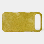 Yellow leather Case-Mate iPhone case (Back (Horizontal))