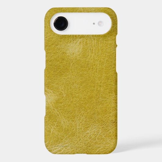Yellow leather Case-Mate iPhone case (Back)