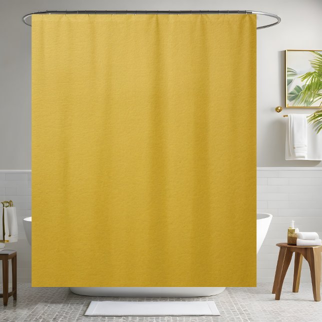 Yellow Leather Shower Curtain  (Creator Uploaded)