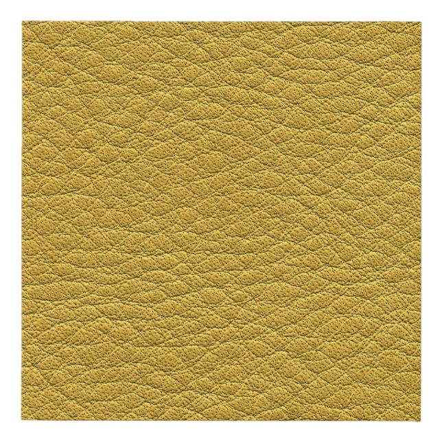 Yellow Leather Texture Seamless Closeup Faux Canvas Print (Front)