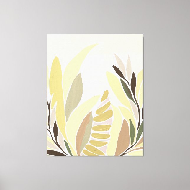 Yellow Leaves Canvas Print (Front)