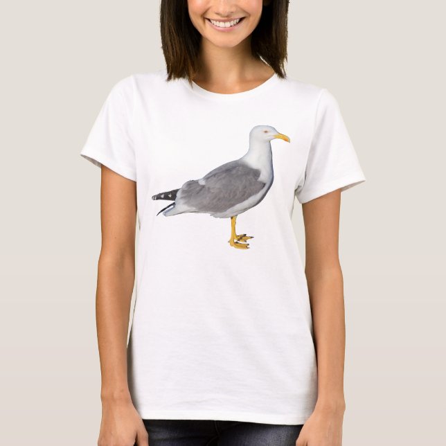 Yellow Legged Gull T-Shirt (Front)