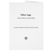 Yellow Legs Cards (Back)