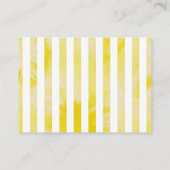 Yellow Lemon Baby Shower Book Request  Enclosure Card (Back)