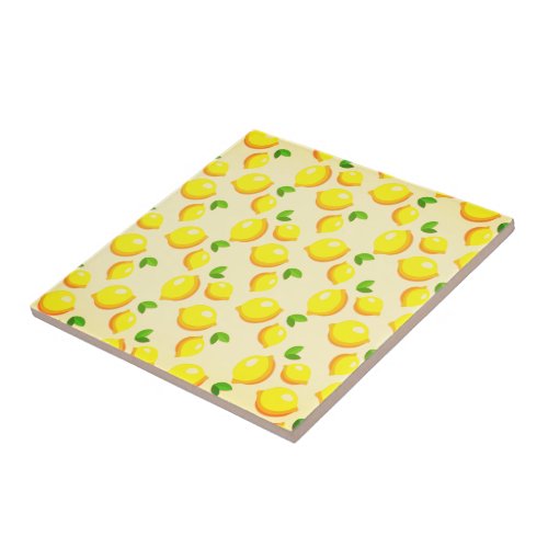 Yellow Lemon Ceramic Tile