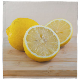 Yellow Lemon Citrus Food Photography Still Life Cloth Napkin