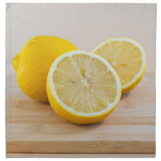 Yellow Lemon Citrus Food Photography Still Life Cloth Napkin