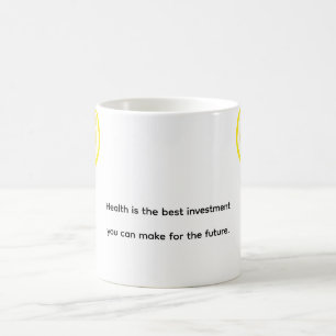 Yellow Lemon Custom Words Coffee Mug