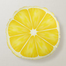 Yellow Lemon Fruit Slice by Cindy Bendel