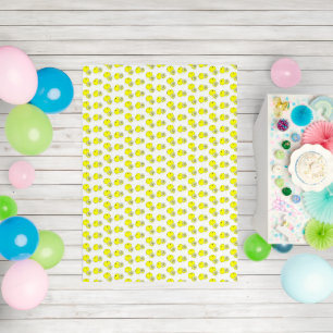 Yellow lemon fruits on white outdoor rug