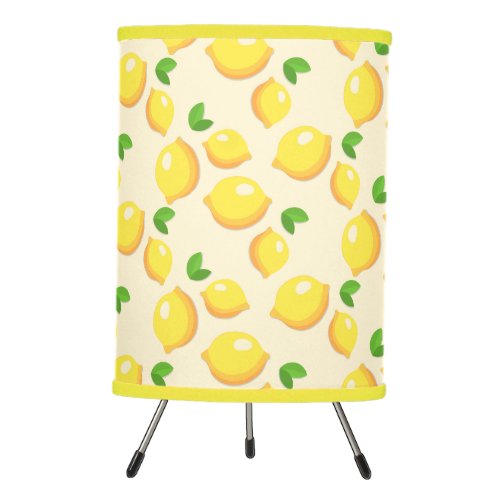 Yellow Lemon Lemons Table Lamp