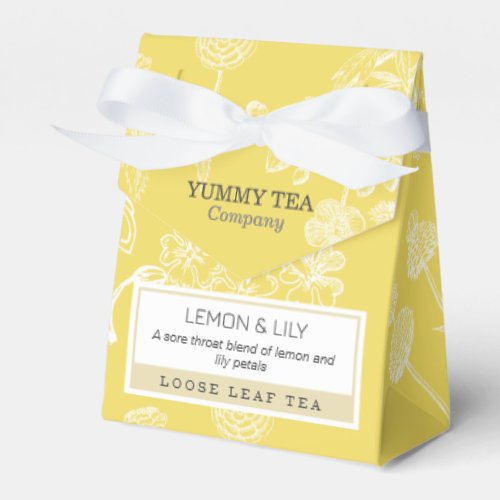 Yellow Lemon _ Loose Leaf Tea Packaging Small Box