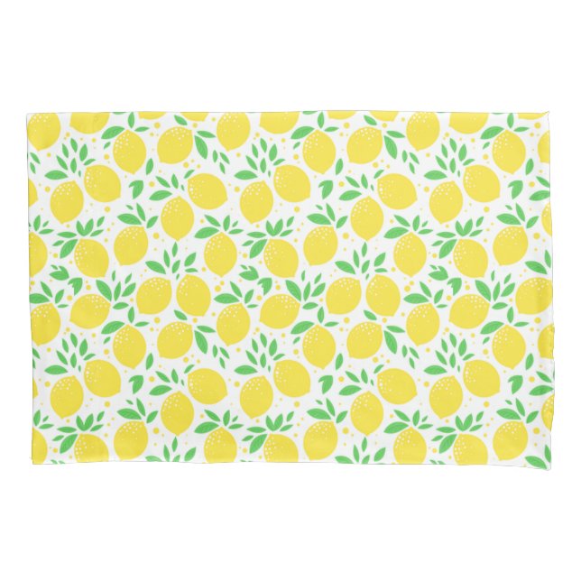 Yellow Lemon Pillow Case (Front)