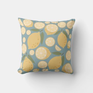 Yellow Lemon Seamless Pattern