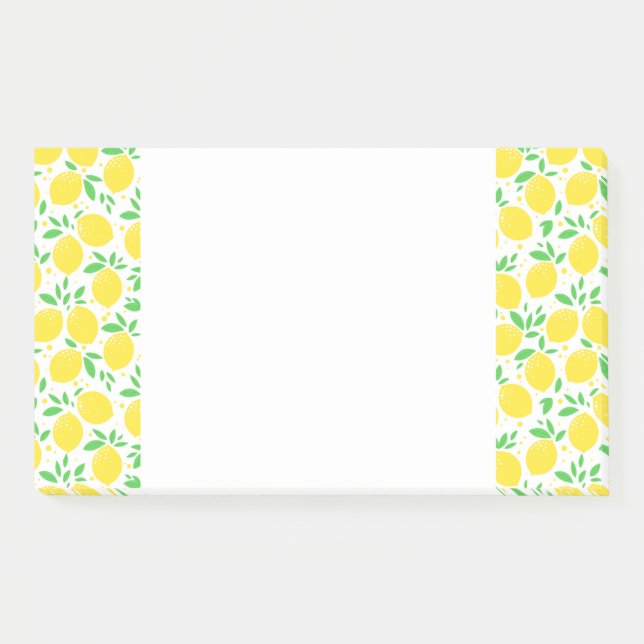 Yellow Lemon Sticky Notes (Front)