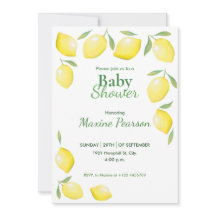 Yellow Lemons Baby Shower