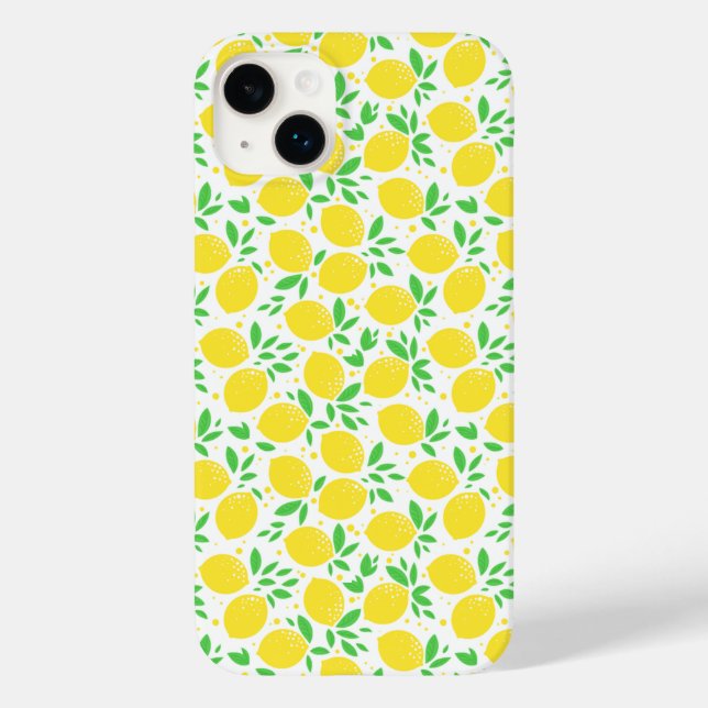 Yellow Lemons Case-Mate iPhone Case (Back)