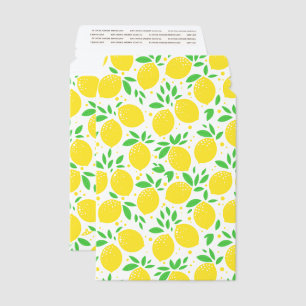 Yellow Lemons Envelope Mailers
