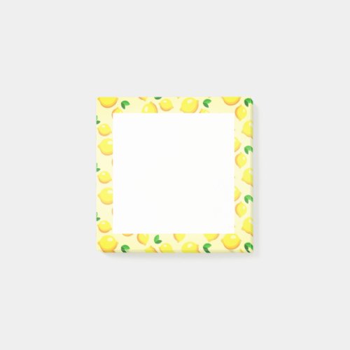 Yellow Lemons Framed Sticky Notes