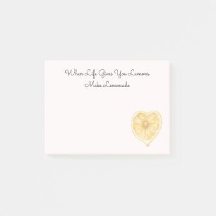 Yellow Lemons Fruit Post-it Notes