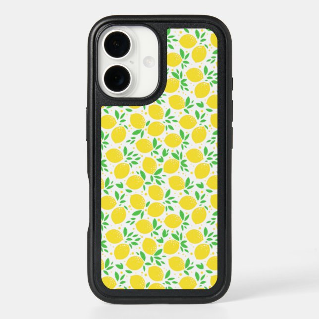 Yellow Lemons iPhone Case (Back)