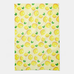 Yellow Lemons Kitchen Towel