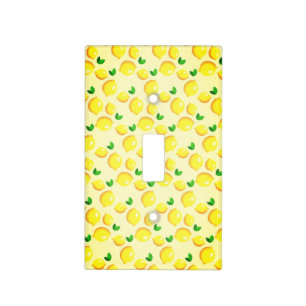 Yellow Lemons Light Switch Cover