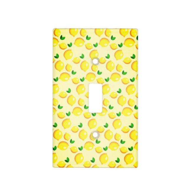 Yellow Lemons Light Switch Cover (Front)