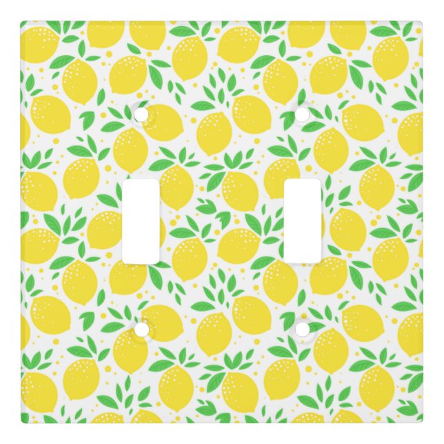 Yellow Lemons Light Switch Cover (Front)