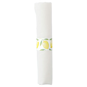 Yellow Lemons Napkin Band