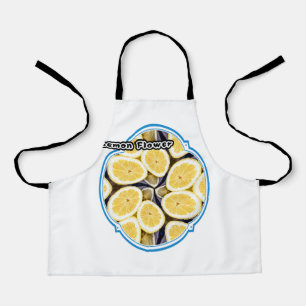 Yellow Lemons Pattern Apron