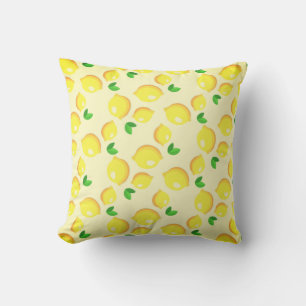 Yellow Lemons Pillow