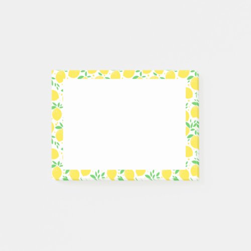 Yellow Lemons Sticky Notes