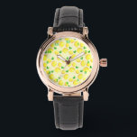 Yellow Lemons Watch Gift<br><div class="desc">Fresh Yellow Lemons Watches Gift - MIGNED Design</div>